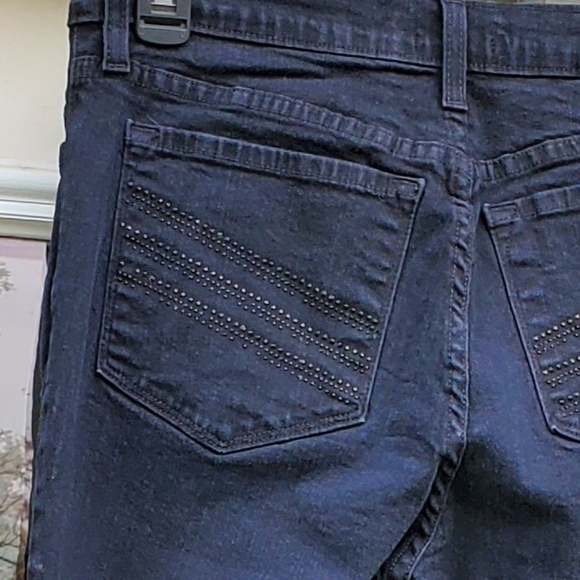 NYDJ Dark Blue Straight Leg Stretch Jeans - Picture 8 of 8